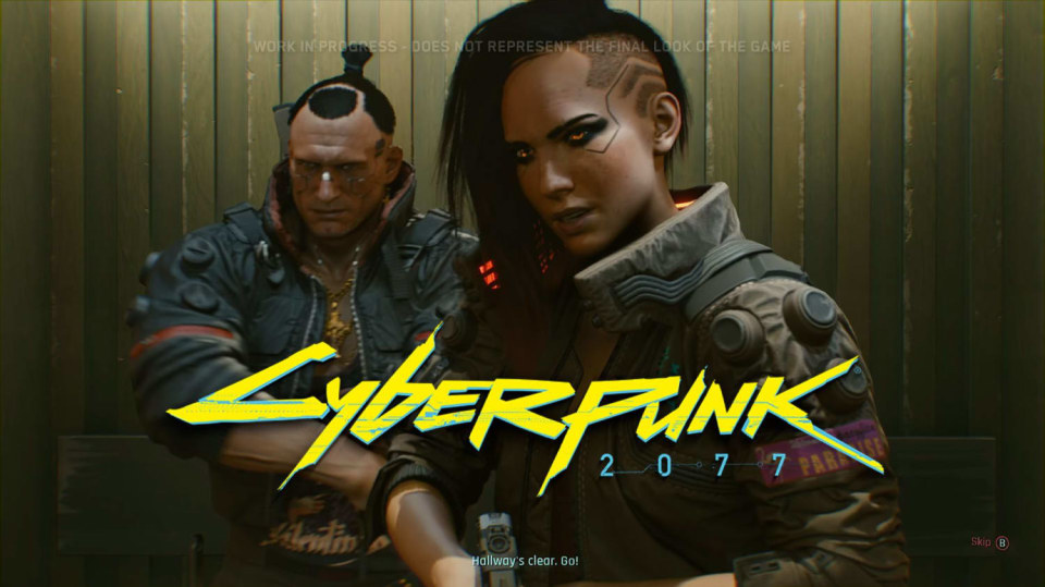 Hlavní hrdinové první ukázky hraní Cyberpunku 2077
